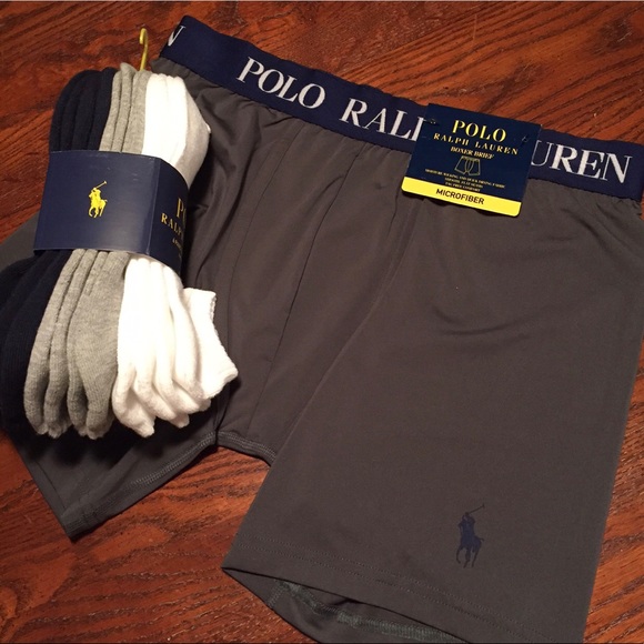 Polo Ralph Lauren Other - POLO Ralph Lauren Boxer Brief + 6 Pair Logo Socks
